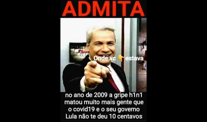Em 2009, a H1N1 não matou mais pessoas que Covid-19