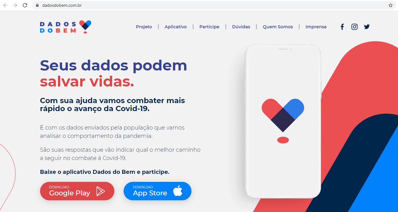 Saiba como usar o aplicativo Dados do Bem para realizar seu exame de Covid-19