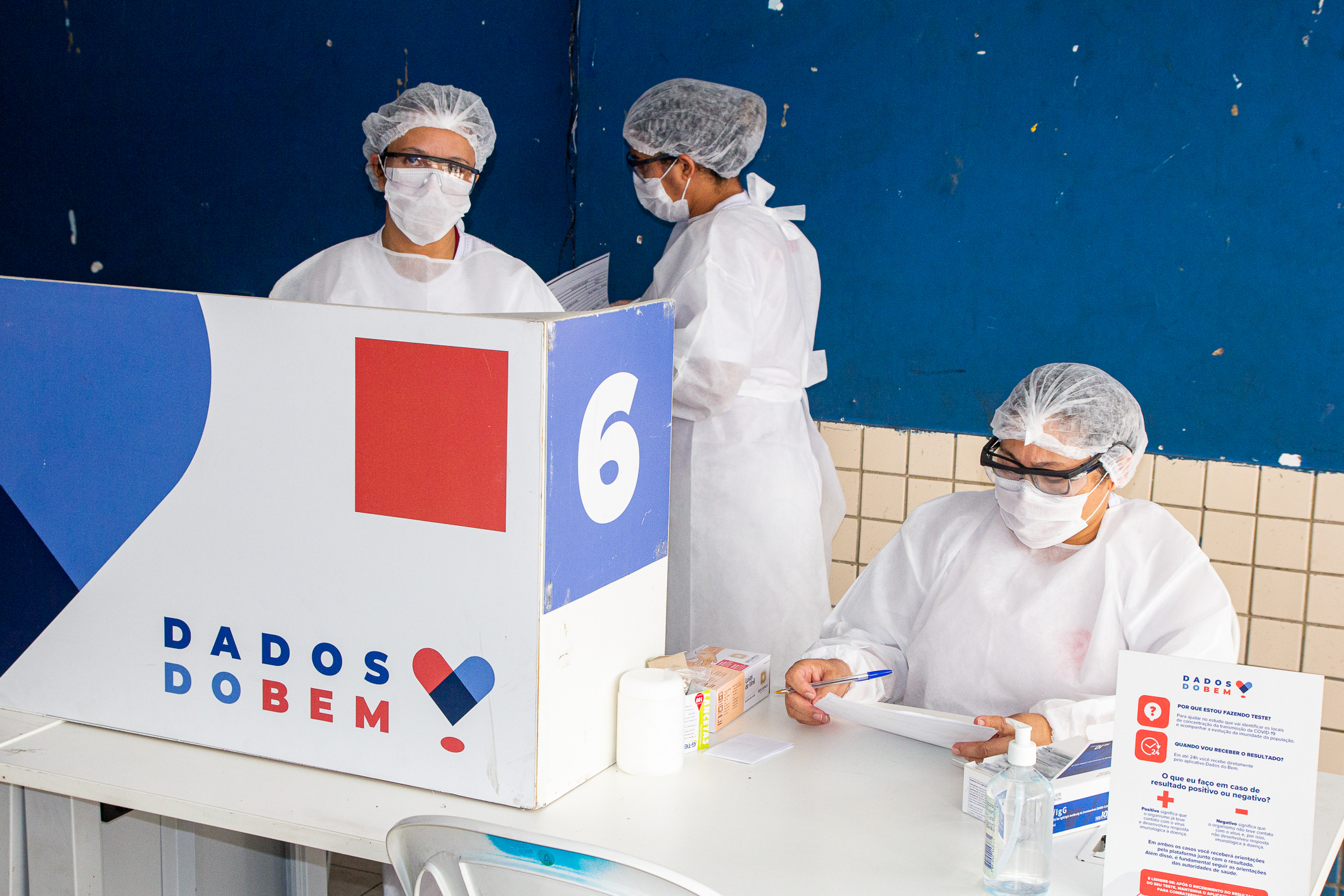 Moradores do Alemão ainda podem realizar testes de Covid-19 na Vila Olímpica Carlos Castilho
