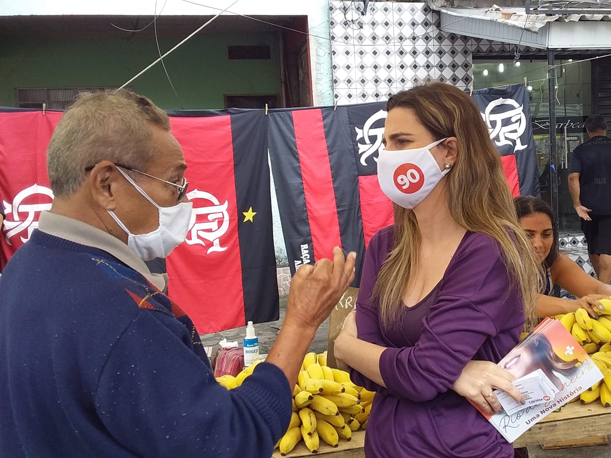 Em visita à Vila Kennedy, Clarissa Garotinho promete programa de cooperativas de empregos em comunidades