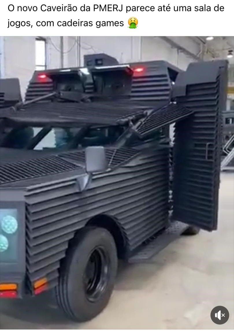 Polícia Militar NÃO tem novo modelo de caveirão
