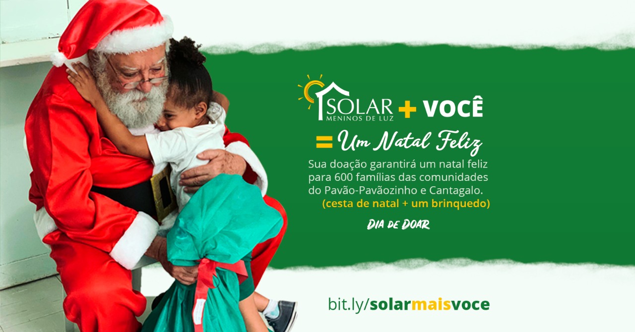 Um Natal Feliz: ONG arrecada doações para famílias do Pavão-Pavãozinho e Cantagalo