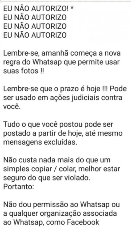 “Autodeclaração” não impede novos termos de privacidade do WhatsApp