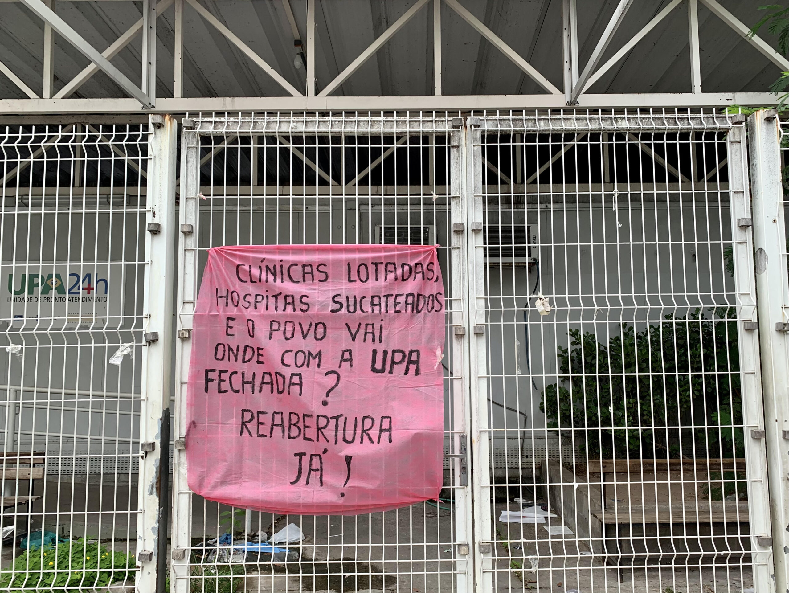 UPA de Manguinhos segue fechada e coletivos recorrem à justiça