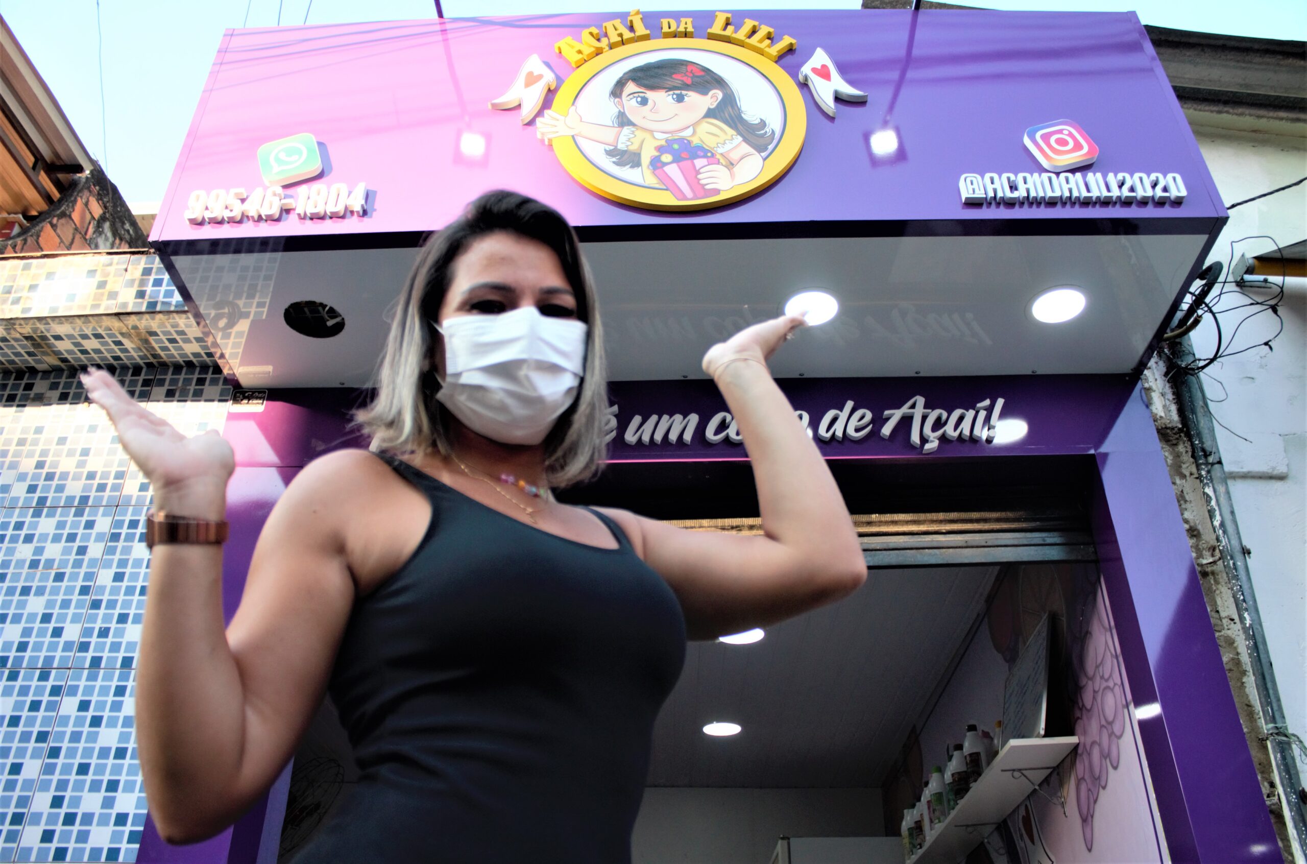 Açaí da Lili faz sucesso no Alemão, Rocinha e agora na Penha