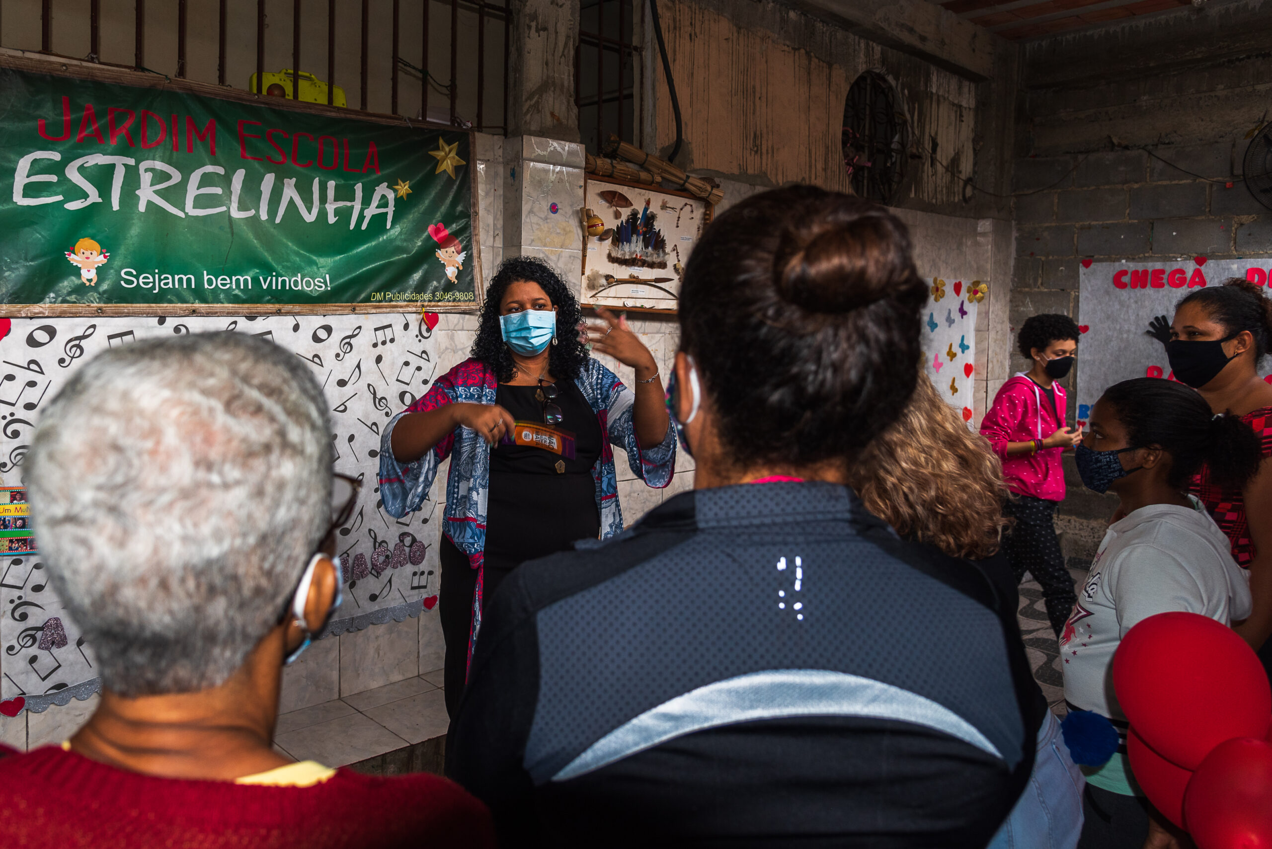 Creche no Alemão promove ação de combate à violência doméstica