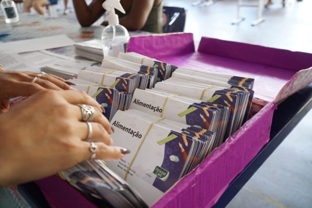 Cartão alimentação de alunos do Rio